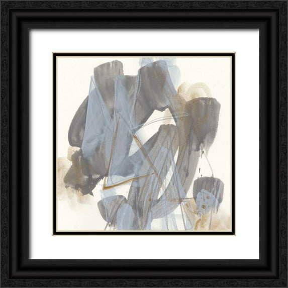 Vess, June Erica 12x12 Black Ornate Wood Framed with Double Matting Museum Art Print Titled - Inference IX