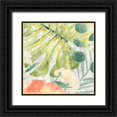 thumbnail image 1 of Vess, June Erica 12x12 Black Ornate Wood Framed with Double Matting Museum Art Print Titled - Palm Garden I, 1 of 4