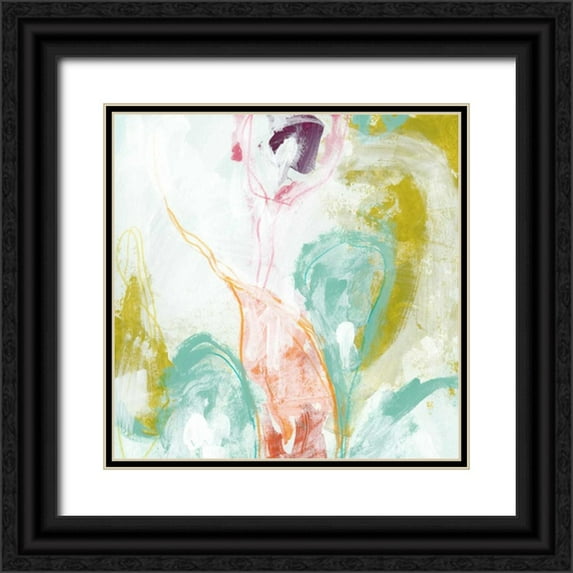 Vess, June Erica 12x12 Black Ornate Wood Framed with Double Matting Museum Art Print Titled - Scattershot II