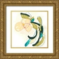 thumbnail image 1 of Vess, June Erica 12x12 Gold Ornate Wood Framed with Double Matting Museum Art Print Titled - Abstract Orchid IV, 1 of 4