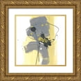thumbnail image 1 of Vess, June Erica 12x12 Gold Ornate Wood Framed with Double Matting Museum Art Print Titled - Catch Phrase II, 1 of 4
