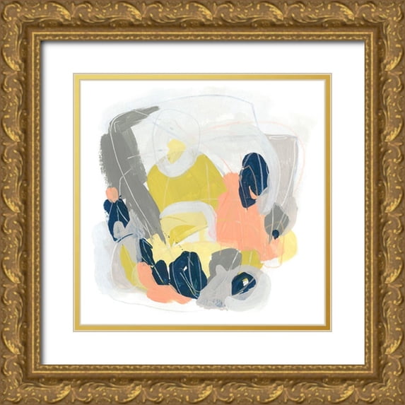 Vess, June Erica 12x12 Gold Ornate Wood Framed with Double Matting Museum Art Print Titled - Crosstown Connector II