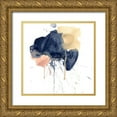 thumbnail image 1 of Vess, June Erica 12x12 Gold Ornate Wood Framed with Double Matting Museum Art Print Titled - Earthtone Gesture III, 1 of 4