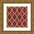 thumbnail image 1 of Vess, June Erica 12x12 Gold Ornate Wood Framed with Double Matting Museum Art Print Titled - Market Motifs VII, 1 of 4