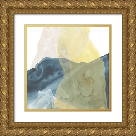 Vess, June Erica 12x12 Gold Ornate Wood Framed with Double Matting Museum Art Print Titled - Mystique I