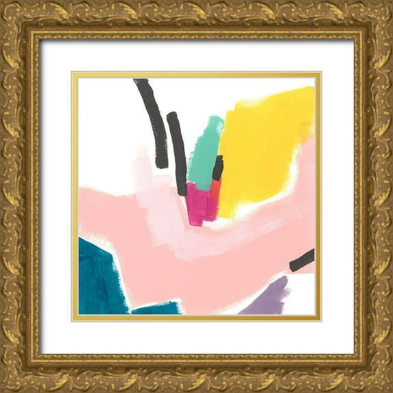 Vess, June Erica 12x12 Gold Ornate Wood Framed with Double Matting Museum Art Print Titled - Terminus I