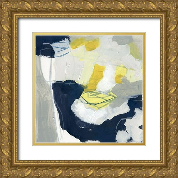 Vess, June Erica 12x12 Gold Ornate Wood Framed with Double Matting Museum Art Print Titled - Totality I