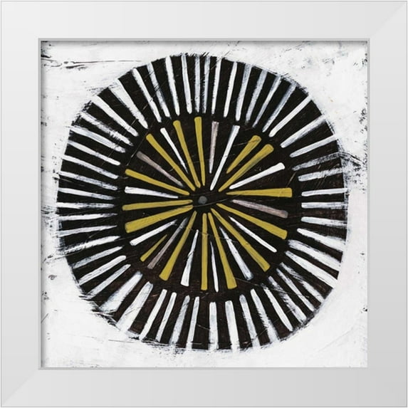 Vess, June Erica 12x12 White Modern Wood Framed Museum Art Print Titled - Algorithm II