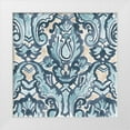 thumbnail image 1 of Vess, June Erica 12x12 White Modern Wood Framed Museum Art Print Titled - Blue And Khaki Motif III, 1 of 4