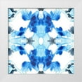 thumbnail image 1 of Vess, June Erica 12x12 White Modern Wood Framed Museum Art Print Titled - Blue Kaleidoscope III, 1 of 4