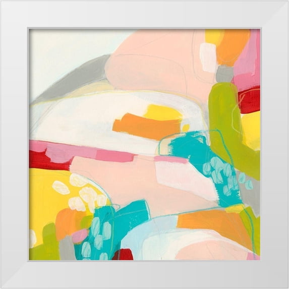 Vess, June Erica 12x12 White Modern Wood Framed Museum Art Print Titled - Chroma I