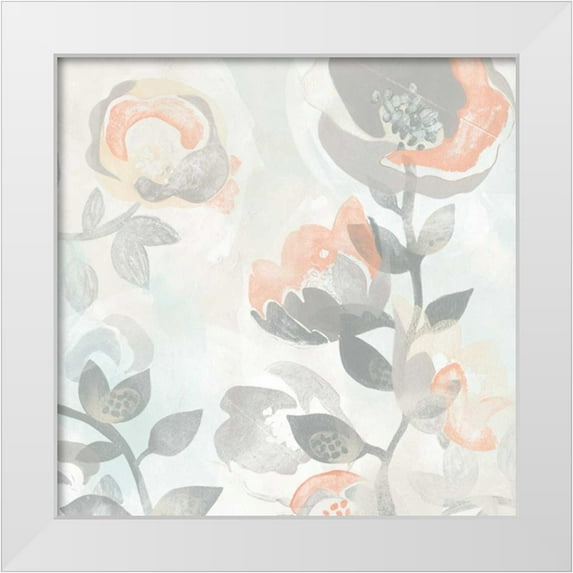 Vess, June Erica 12x12 White Modern Wood Framed Museum Art Print Titled - Chromatic Fresco II
