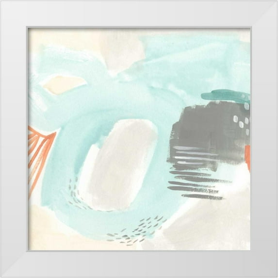 Vess, June Erica 12x12 White Modern Wood Framed Museum Art Print Titled - Chromatic Inference VI