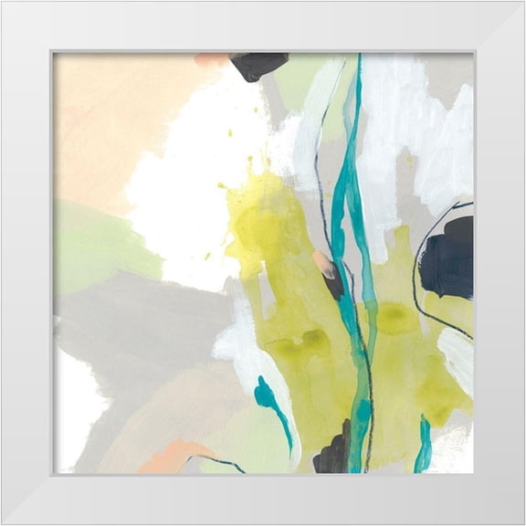 Vess, June Erica 12x12 White Modern Wood Framed Museum Art Print Titled - Flow Form III