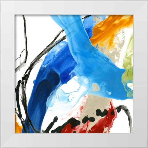 Vess, June Erica 12x12 White Modern Wood Framed Museum Art Print Titled - Formulation III
