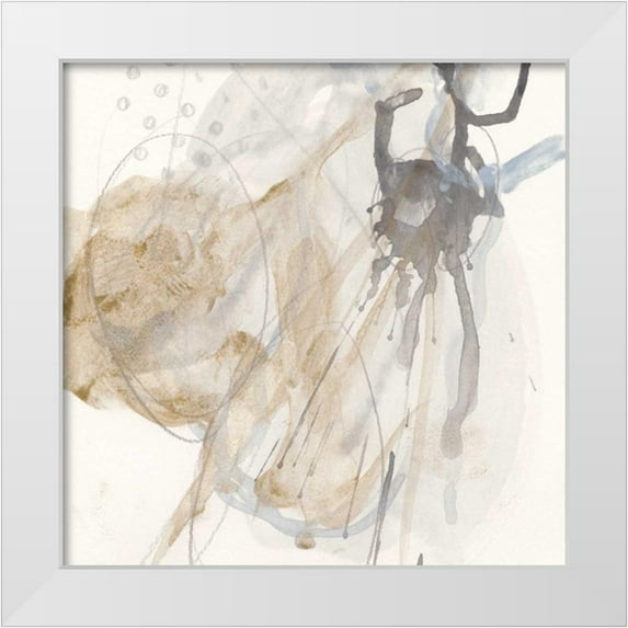 Vess, June Erica 12x12 White Modern Wood Framed Museum Art Print Titled - Inference VIII