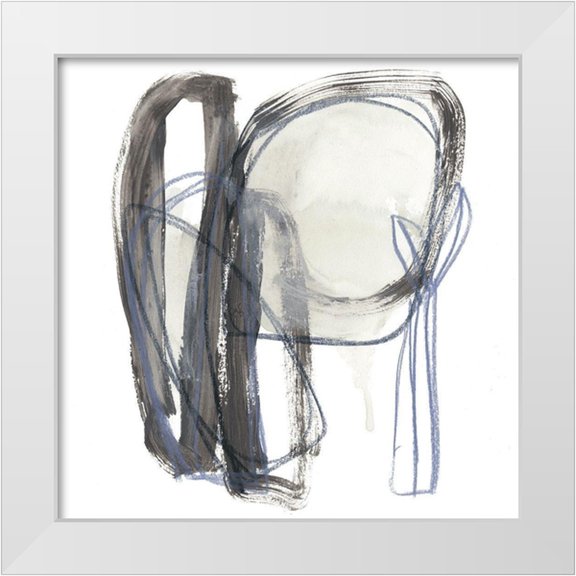 Vess, June Erica 12x12 White Modern Wood Framed Museum Art Print Titled - Insho IX