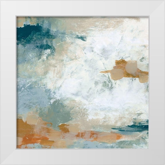Vess, June Erica 12x12 White Modern Wood Framed Museum Art Print Titled - Lake Effect I