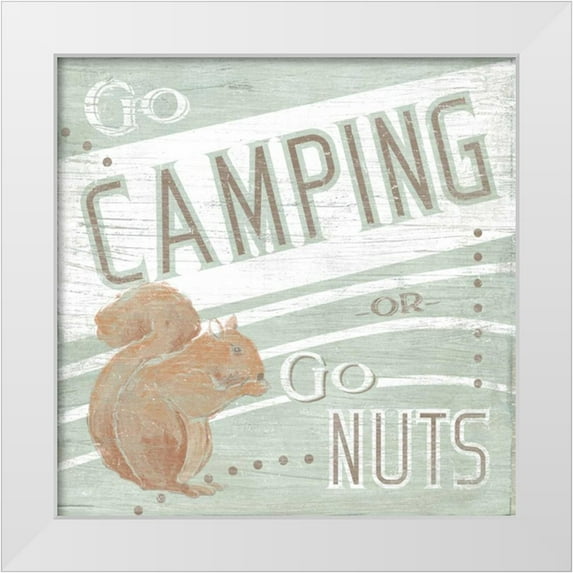 Vess, June Erica 12x12 White Modern Wood Framed Museum Art Print Titled - Lodge Life II
