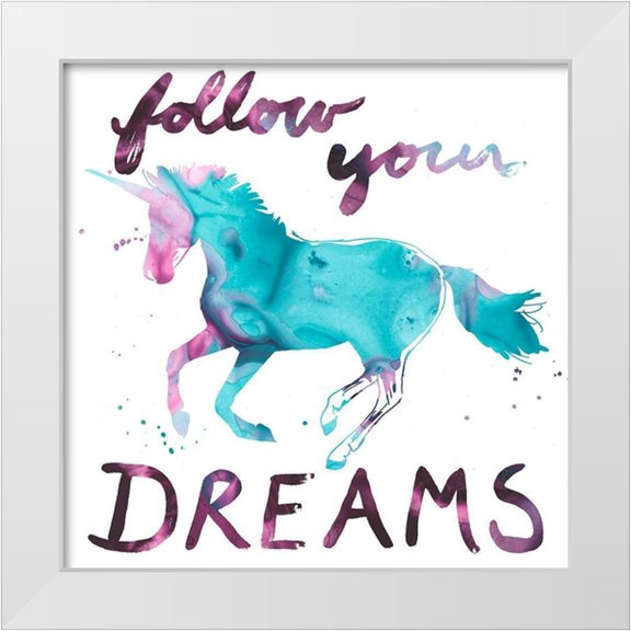 Vess, June Erica 12x12 White Modern Wood Framed Museum Art Print Titled - Magic Dreams I