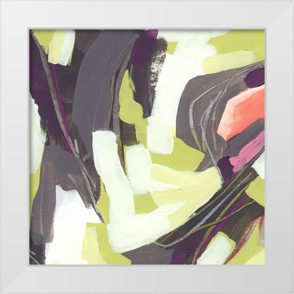 Vess, June Erica 12x12 White Modern Wood Framed Museum Art Print Titled - Martini Swirl III