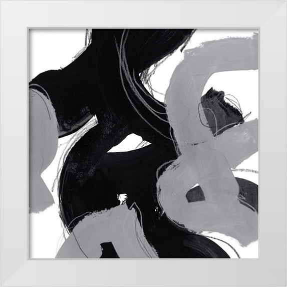 Vess, June Erica 12x12 White Modern Wood Framed Museum Art Print Titled - Monochrome VIII