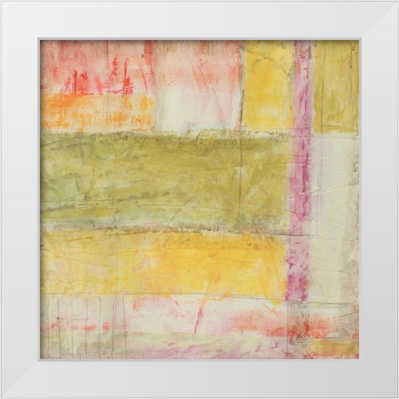 Vess, June Erica 12x12 White Modern Wood Framed Museum Art Print Titled - Neon Lights II