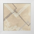 thumbnail image 1 of Vess, June Erica 12x12 White Modern Wood Framed Museum Art Print Titled - Parchment Prose II, 1 of 4
