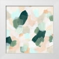 thumbnail image 1 of Vess, June Erica 12x12 White Modern Wood Framed Museum Art Print Titled - Pastel Facets II, 1 of 4