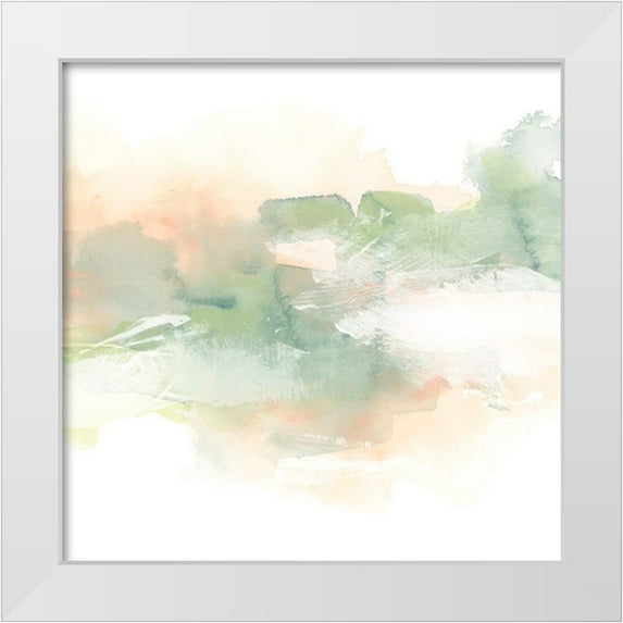 Vess, June Erica 12x12 White Modern Wood Framed Museum Art Print Titled - Patina Coastline III