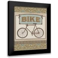 thumbnail image 1 of Vess, June Erica 12x14 Black Modern Framed Museum Art Print Titled - Bike, 1 of 5