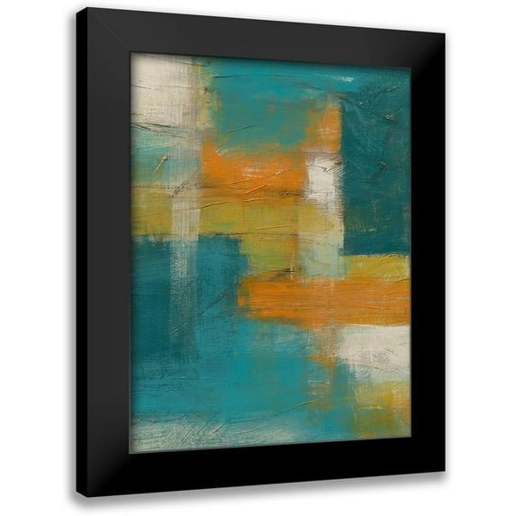 Vess, June Erica 12x14 Black Modern Framed Museum Art Print Titled - Blues Before Dawn I