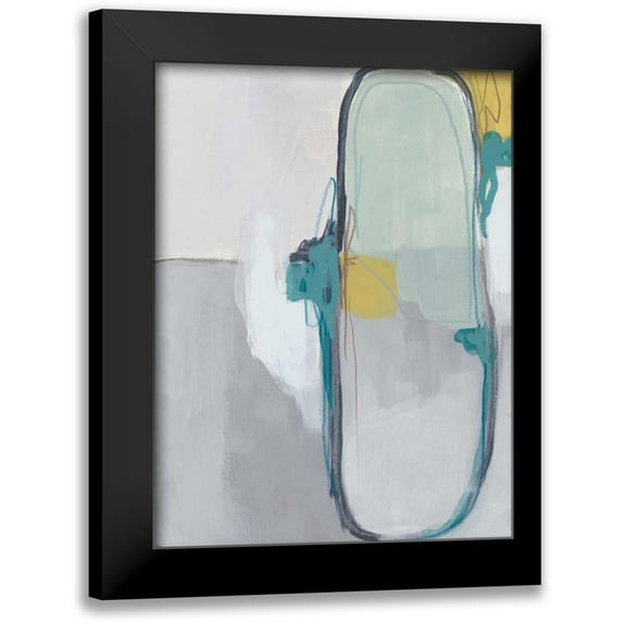 Vess, June Erica 12x14 Black Modern Framed Museum Art Print Titled - Closed System I