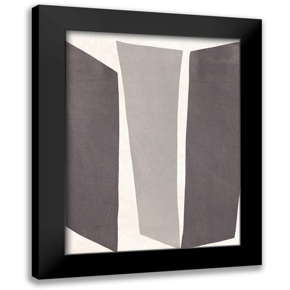 Vess, June Erica 12x14 Black Modern Framed Museum Art Print Titled - Colorblock Artifact II