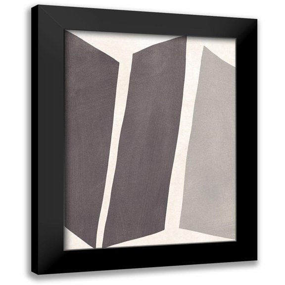 Vess, June Erica 12x14 Black Modern Framed Museum Art Print Titled - Colorblock Artifact I