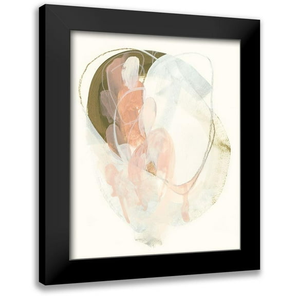 Vess, June Erica 12x14 Black Modern Framed Museum Art Print Titled - Hyacinth Gesture II