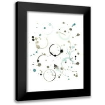 Vess, June Erica 12x14 Black Modern Framed Museum Art Print Titled - Liquid Orbit I