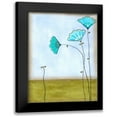 thumbnail image 1 of Vess, June Erica 12x14 Black Modern Framed Museum Art Print Titled - Minnas Garden II, 1 of 5