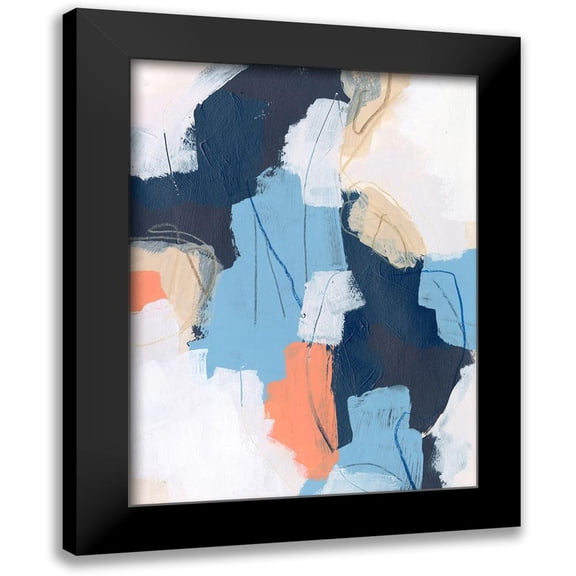 Vess, June Erica 12x14 Black Modern Framed Museum Art Print Titled - Network Connection I