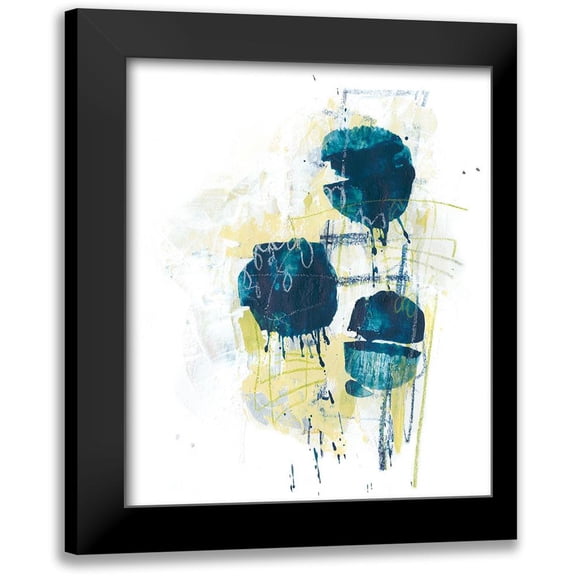 Vess, June Erica 12x14 Black Modern Framed Museum Art Print Titled - Orbital Array II