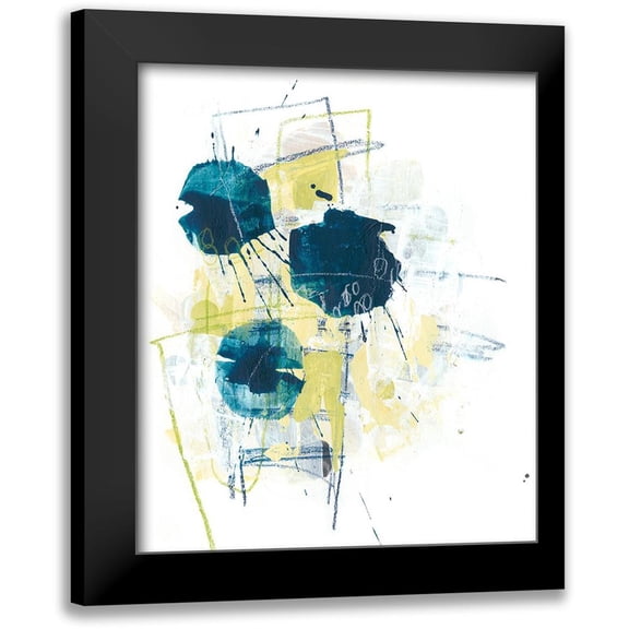 Vess, June Erica 12x14 Black Modern Framed Museum Art Print Titled - Orbital Array I