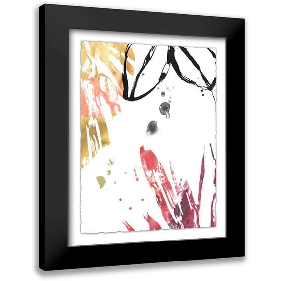 Vess, June Erica 12x14 Black Modern Framed Museum Art Print Titled - Tropical Moderne IV