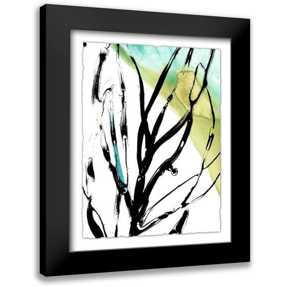 Vess, June Erica 12x14 Black Modern Framed Museum Art Print Titled - Tropical Moderne V
