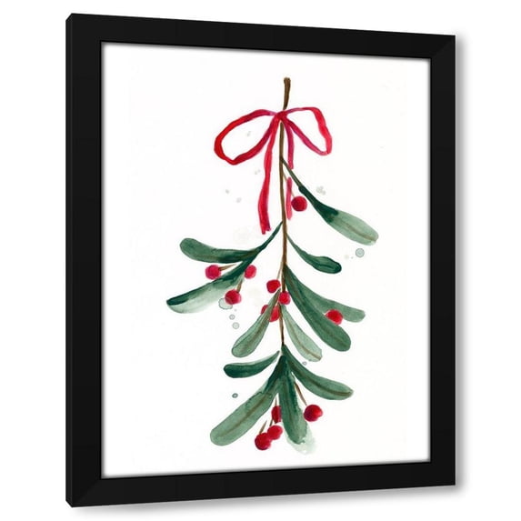 June Erica Vess 12x14 Black Modern Wood Framed Wall Art Titled - Warm Winter Wishes V