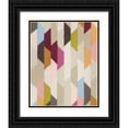 thumbnail image 1 of Vess, June Erica 12x14 Black Ornate Wood Framed with Double Matting Museum Art Print Titled - Confetti VIII, 1 of 4