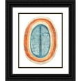 thumbnail image 1 of Vess, June Erica 12x14 Black Ornate Wood Framed with Double Matting Museum Art Print Titled - Ovoid II, 1 of 4