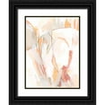 thumbnail image 1 of Vess, June Erica 12x14 Black Ornate Wood Framed with Double Matting Museum Art Print Titled - Peach Puzzle I, 1 of 4