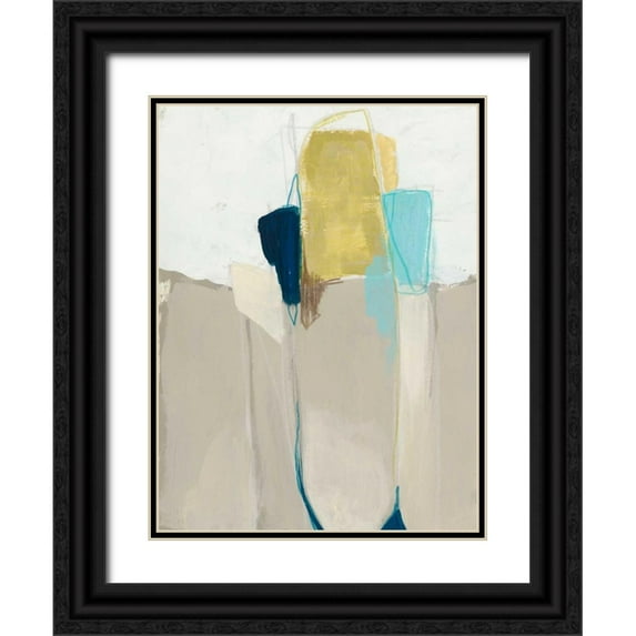 Vess, June Erica 12x14 Black Ornate Wood Framed with Double Matting Museum Art Print Titled - Subset I