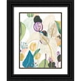 thumbnail image 1 of Vess, June Erica 12x14 Black Ornate Wood Framed with Double Matting Museum Art Print Titled - Wild Tropics I, 1 of 4