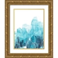thumbnail image 1 of Vess, June Erica 12x14 Gold Ornate Wood Framed with Double Matting Museum Art Print Titled - Abstract Coral III, 1 of 4